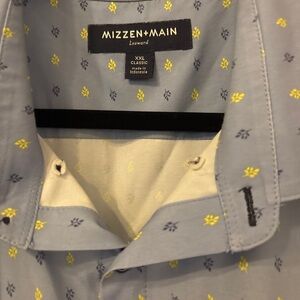 Mizzen+Main Blue and Yellow Men's Shirt